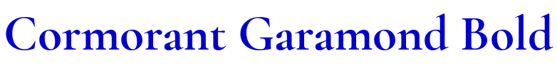 Cormorant Garamond Bold fuente